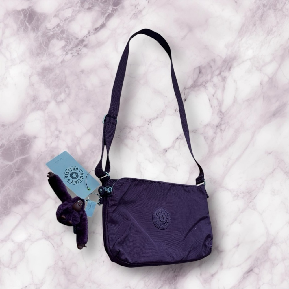 Kipling NWT Boyd Crossbody Bag Style - KI5007 - Plum - 51E - Picture 2 of 16